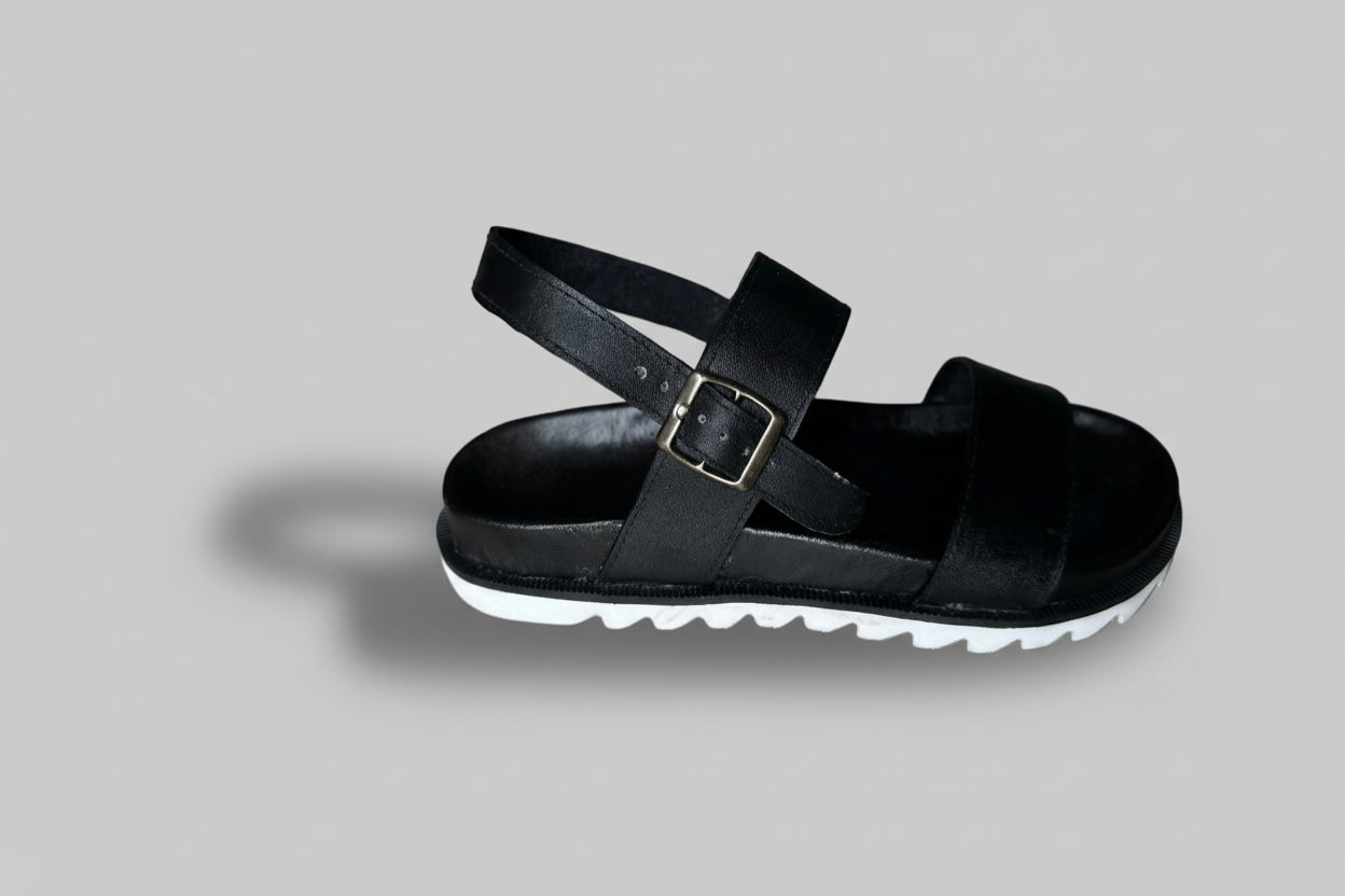 White sole sandals