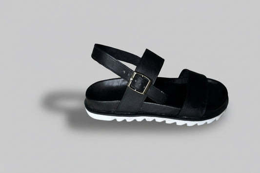 White sole sandals
