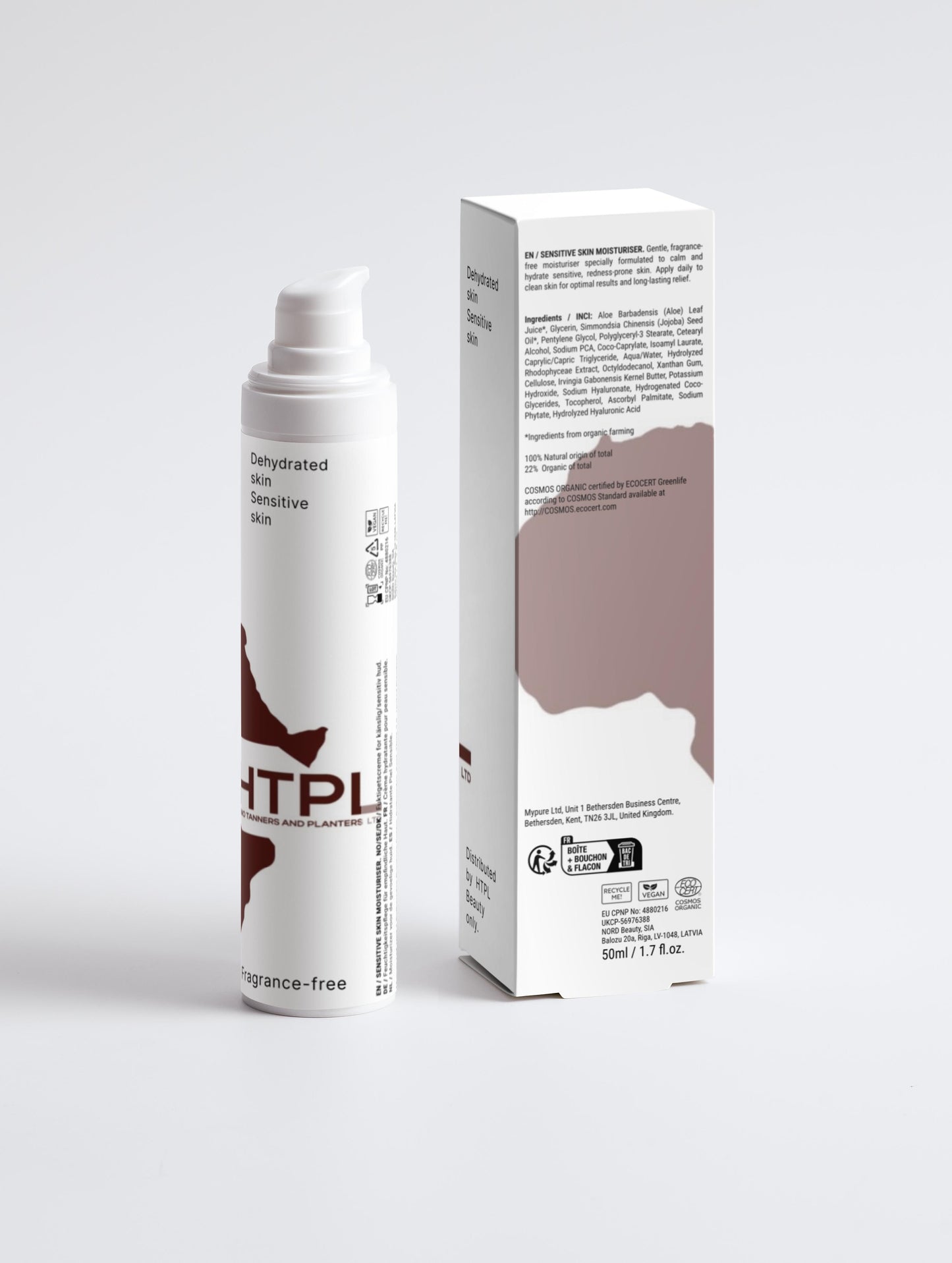 Sensitive Skin Moisturiser, Fragrance Free